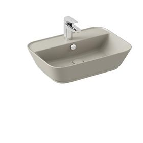VitrA 7426B020-0001 Geo 60x43 CM Dikdörtgen Mat Bej Çanak Lavabo