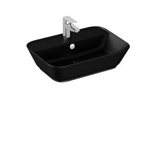 VitrA 7426B083-0001 60x43 cm Geo Siyah Çanak Lavabo