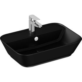 VitrA 7426B083-0001 60x43 cm Geo Siyah Çanak Lavabo