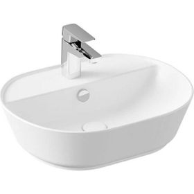 VitrA 7428B001-0001 55x43 cm Geo Mat Beyaz Çanak Lavabo