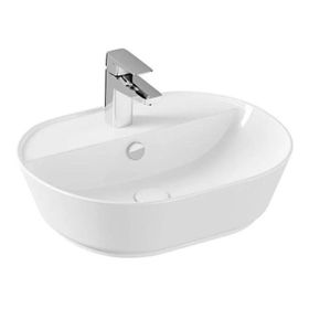 VitrA 7428b003-0001 55 cm Beyaz Geo Oval Çanak Lavabo