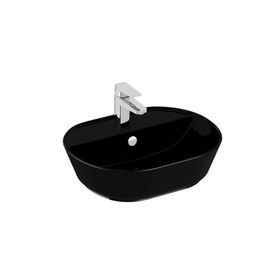VitrA 7428B070-0001 55x43 cm Geo Siyah Çanak Lavabo