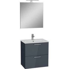 Vitra 75102 60 cm Antrasit Mia Banyo Dolabı Seti