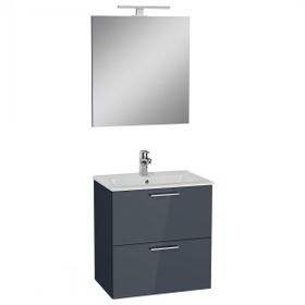 Vitra 75102 60 cm Antrasit Mia Banyo Dolabı Seti