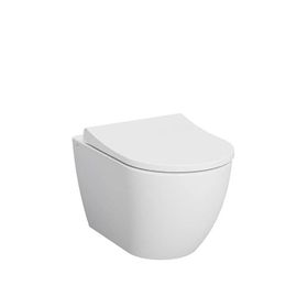 Vitra 7510l003-0090 S60 Rim-Ex Smoothflush Beyaz Kanalsız Asma Klozet ve Yavaş Kapanır Kapak