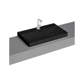 Vitra 7527B083-0973 Metropole 80 cm Mat Siyah Çanak Lavabo