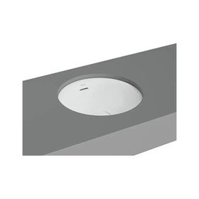 VitrA 7532B001-1082 Metropole 40x40 cm Yuvarlak Mat Beyaz Tezgahaltı Lavabo
