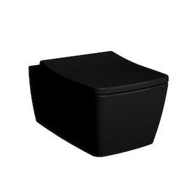 Vitra 7672B070-0559 56 cm Siyah Metropole Rim-ex Asma Klozet