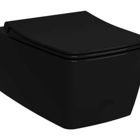 Vitra 7672B070-0559 56 cm Siyah Metropole Rim-ex Asma Klozet