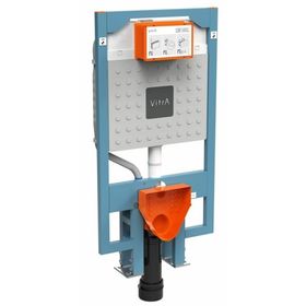 VitrA 768480001 Alçıpan Duvar İçi Uygulamalı Set İnce 3-6 lt Gömme Rezervuar