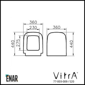 Vitra 77-003-009 S20 Klozet Kapağı