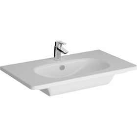 VitrA 7793B003-0001 Zentrum 80x46 cm Beyaz Etajerli Lavabo