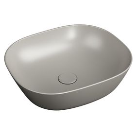 Vitra 7810B420-0016 Plural Kare Çanak Mat Bej 45 cm Lavabo