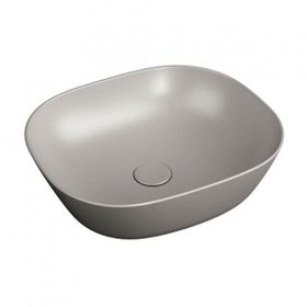 Vitra 7810B420-0016 Plural Kare Çanak Mat Bej 45 cm Lavabo