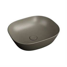 Vitra 7810B450-0016 Plural Kare Çanak Mat Vizon 45 cm Lavabo