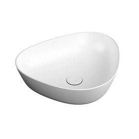 Vitra 7812B401-0016 Plural Üçgen Alçak Çanak Mat Beyaz 47 cm Lavabo