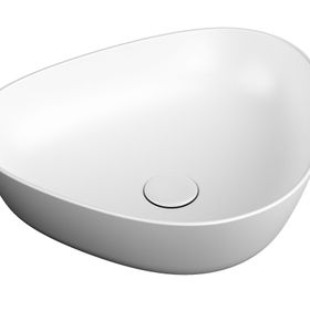 Vitra 7812B401-0016 Plural Üçgen Alçak Çanak Mat Beyaz 47 cm Lavabo