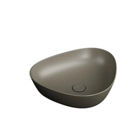 Vitra 7812B450-0016 Plural Üçgen Alçak Çanak Mat Vizon 47 cm Lavabo