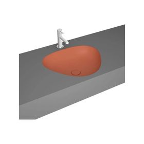 VitrA 7812B477-1083 47 cm Mat Terra Rossa Plural Üçgen Tezgah Altı Lavabo