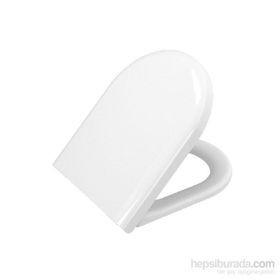 Vitra 85-003-009 Ses Yok Kapak Yavaş Kapanır Klozet Kapağı