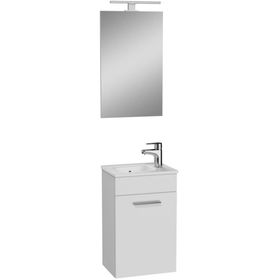 VitrA A - 75022 Mia Demonte Set 40 cm Kapaklı Aydınlatmalı Lavabo Dolabı