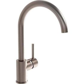 VitrA A4209134 Minimax S Krom Fırçalanmış Nikel Eviye Bataryası