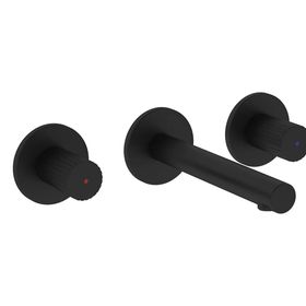 Vitra A4258236WTC Origin Mat Siyah 3 Delikli Ankastre Lavabo Bataryası