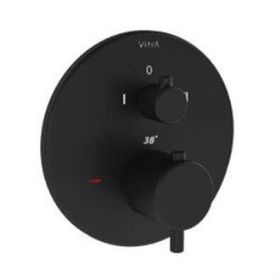 VitrA A4267136WTC Origin Ankastre Mat Siyah Termostatik Banyo Bataryası