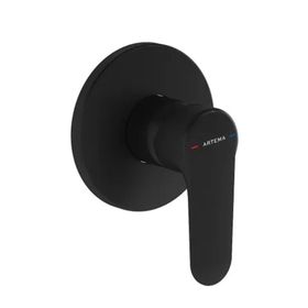 VitrA A4272836 Mat Siyah Root Round Ankastre Duş Bataryası