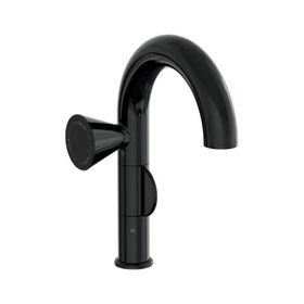 Vitra A4275539 Liquid Sol Kumandalı Parlak Siyah Lavabo Bataryası
