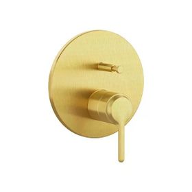 VitrA A4289525 Origin Fırçalı Altın Ankastre Banyo Bataryası
