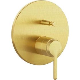 VitrA A4289525 Origin Fırçalı Altın Ankastre Banyo Bataryası
