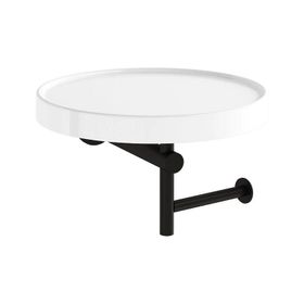 VitrA A44007 Mat Siyah Archiplan Seramik Etajerli Tuvalet Kağıtlığı