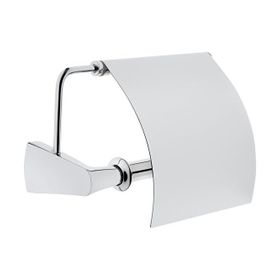 Vitra A44086 Base 800 Kapaklı Krom Tuvalet Kağıtlığı