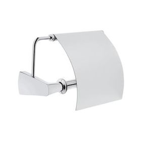 Vitra A44086 Base 800 Kapaklı Krom Tuvalet Kağıtlığı
