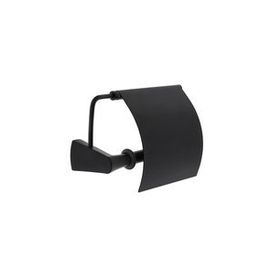 Vitra A4408636 Mat Siyah Base 800 Kapaklı Tuvalet Kağıtlığı