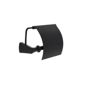 Vitra A4408636 Mat Siyah Base 800 Kapaklı Tuvalet Kağıtlığı