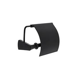Vitra A4408636 Mat Siyah Base 800 Kapaklı Tuvalet Kağıtlığı