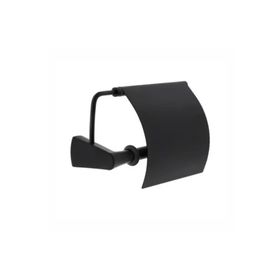 Vitra A4408636 Mat Siyah Base 800 Kapaklı Tuvalet Kağıtlığı