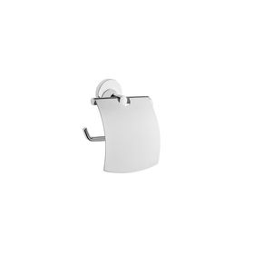 VitrA A44112 Base 300 Kapaklı Krom Tuvalet Kağıtlığı