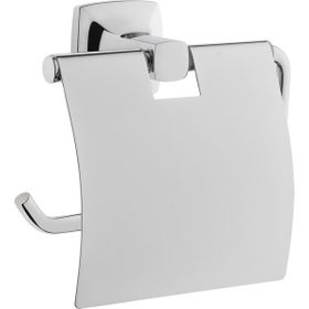 VitrA A44123 Base 400 Kapaklı Krom Tuvalet Kağıtlığı