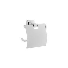 VitrA A44123 Base 400 Kapaklı Krom Tuvalet Kağıtlığı