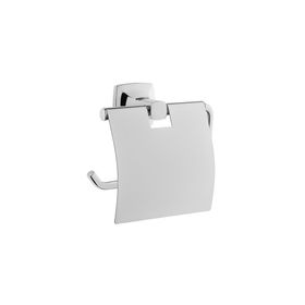 VitrA A44123 Base 400 Kapaklı Krom Tuvalet Kağıtlığı