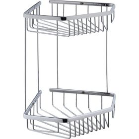 VitrA A44158 Base 300 Paslanmaz Çelik İkili Krom Süngerlik