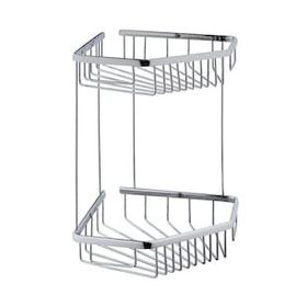 VitrA A44158 Base 300 Paslanmaz Çelik İkili Krom Süngerlik
