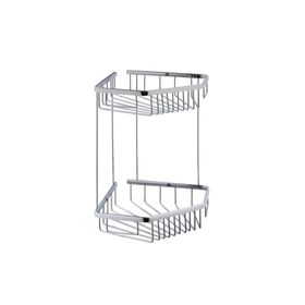 VitrA A44158 Base 300 Paslanmaz Çelik İkili Krom Süngerlik