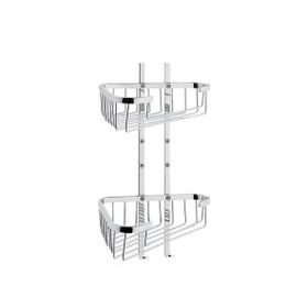 VitrA A44163 Base 300 Paslanmaz Çelik İkili Krom Süngerlik