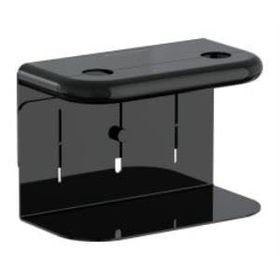 VitrA A4456739 Liquid Parlak Siyah Çift Hazneli Sıvı Sabunluk Tutacağı