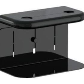 VitrA A4456739 Liquid Parlak Siyah Çift Hazneli Sıvı Sabunluk Tutacağı