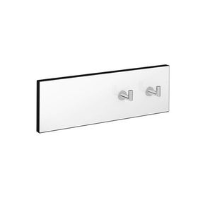 VitrA A4479857 Voyage Temperli Cam Gövde İkili Beyaz Krom Askılık